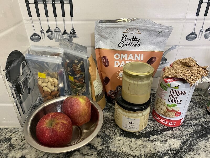 Snacks in my kitchen.